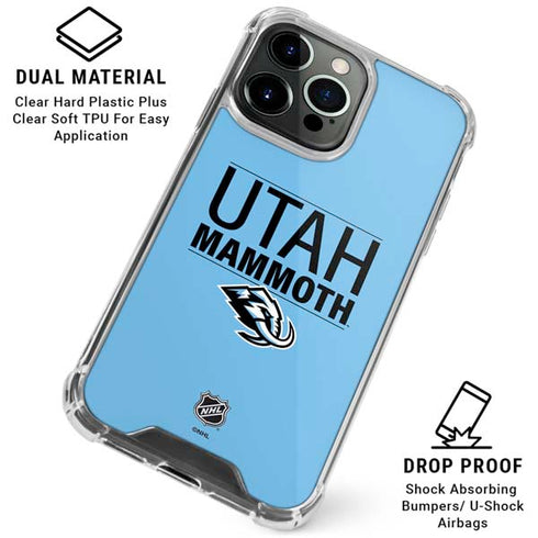 NHL Utah Mammoth Line-Up Series iPhone 15 Pro Clear Case